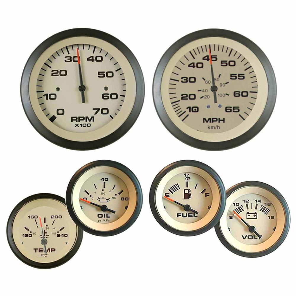 Seastar Solutions, Sahara Series - Inboard/Sterndrive 6 Instrument Set